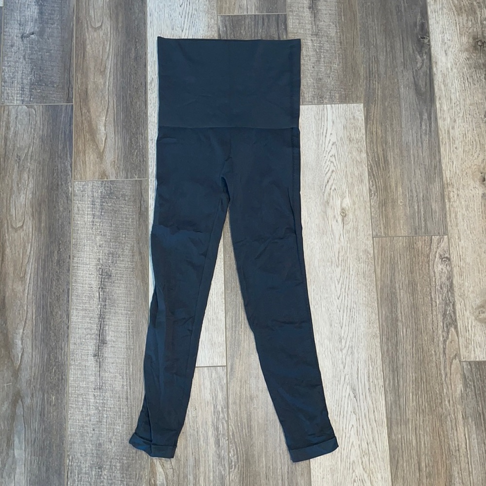 EC Large Gray Mother Tucker, Postpartum Compression Support Leggings